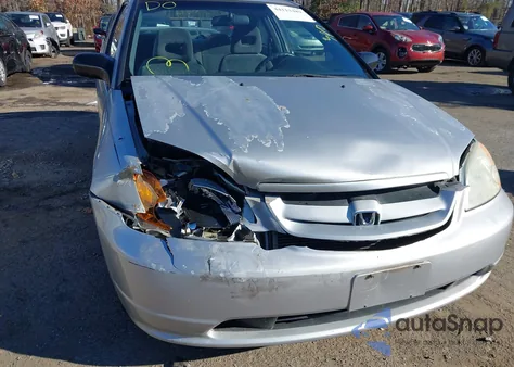 2001 Honda Civic Lx из США, поврежденный, VIN 1HGEM22511L026039